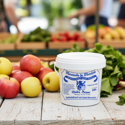 Apple-Horseradish Mustard - Monschauer Senf - 500 ml