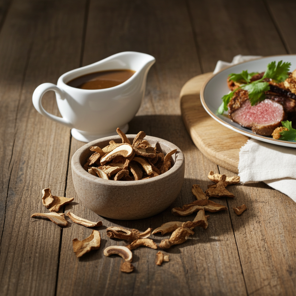 Champignons cèpes séchés (tranchés, catégorie A)