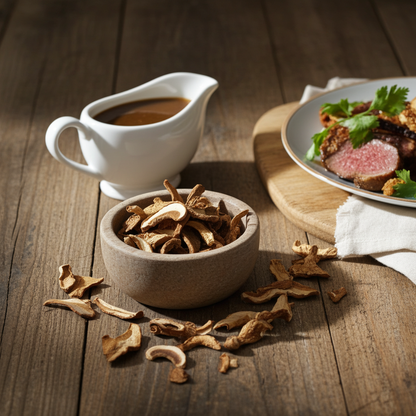 Champignons cèpes séchés (tranchés, catégorie A)