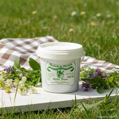 Wildkräuter mit Bärlauch Senf - 500 ml – Produktbild 4