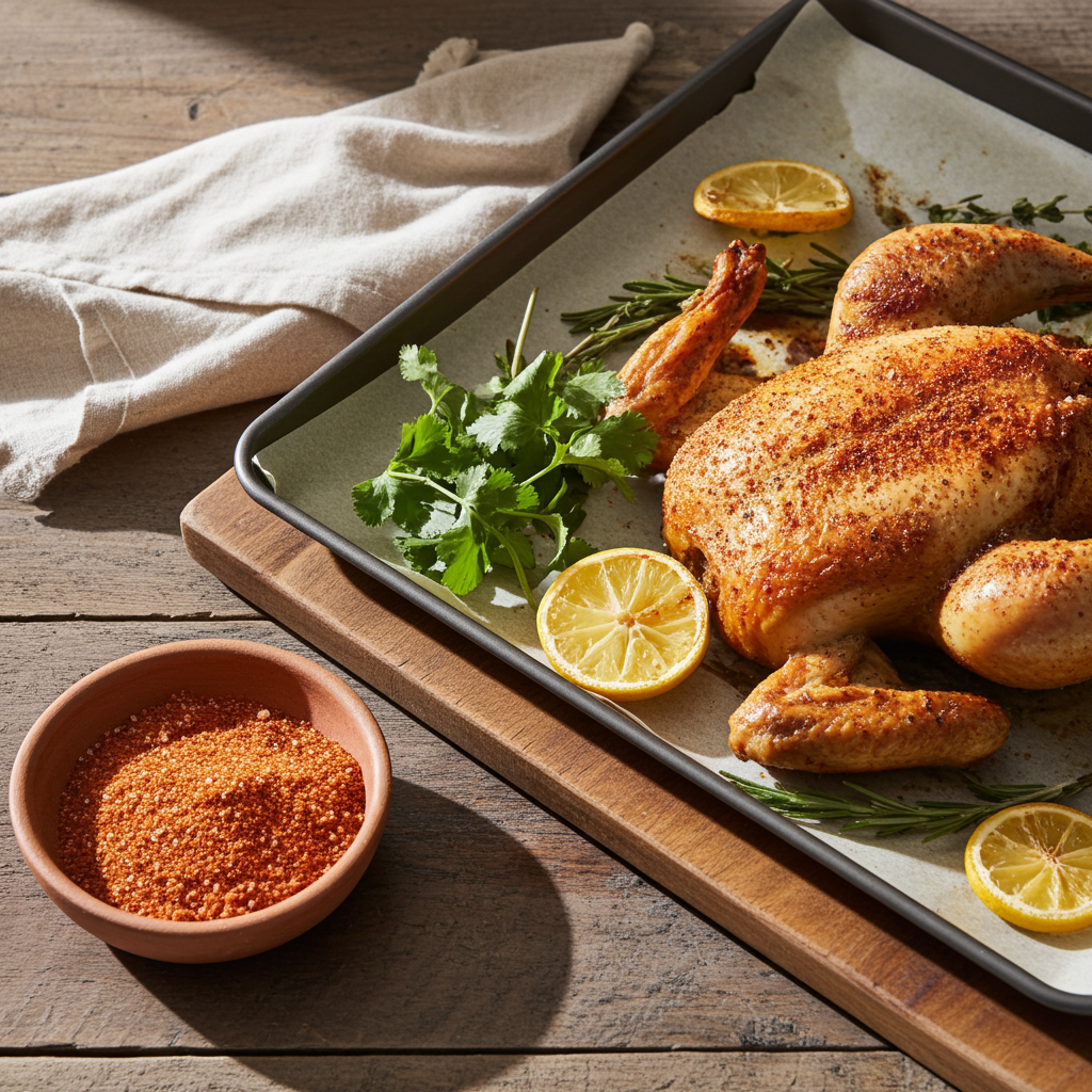 roast chicken (seasoning preparation)