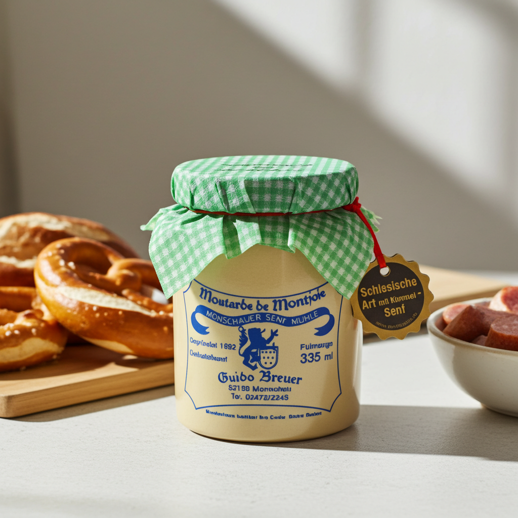 Schlesische Art mit Kümmel Senf- Monschauer Senf - 335 ml – Produktbild 4