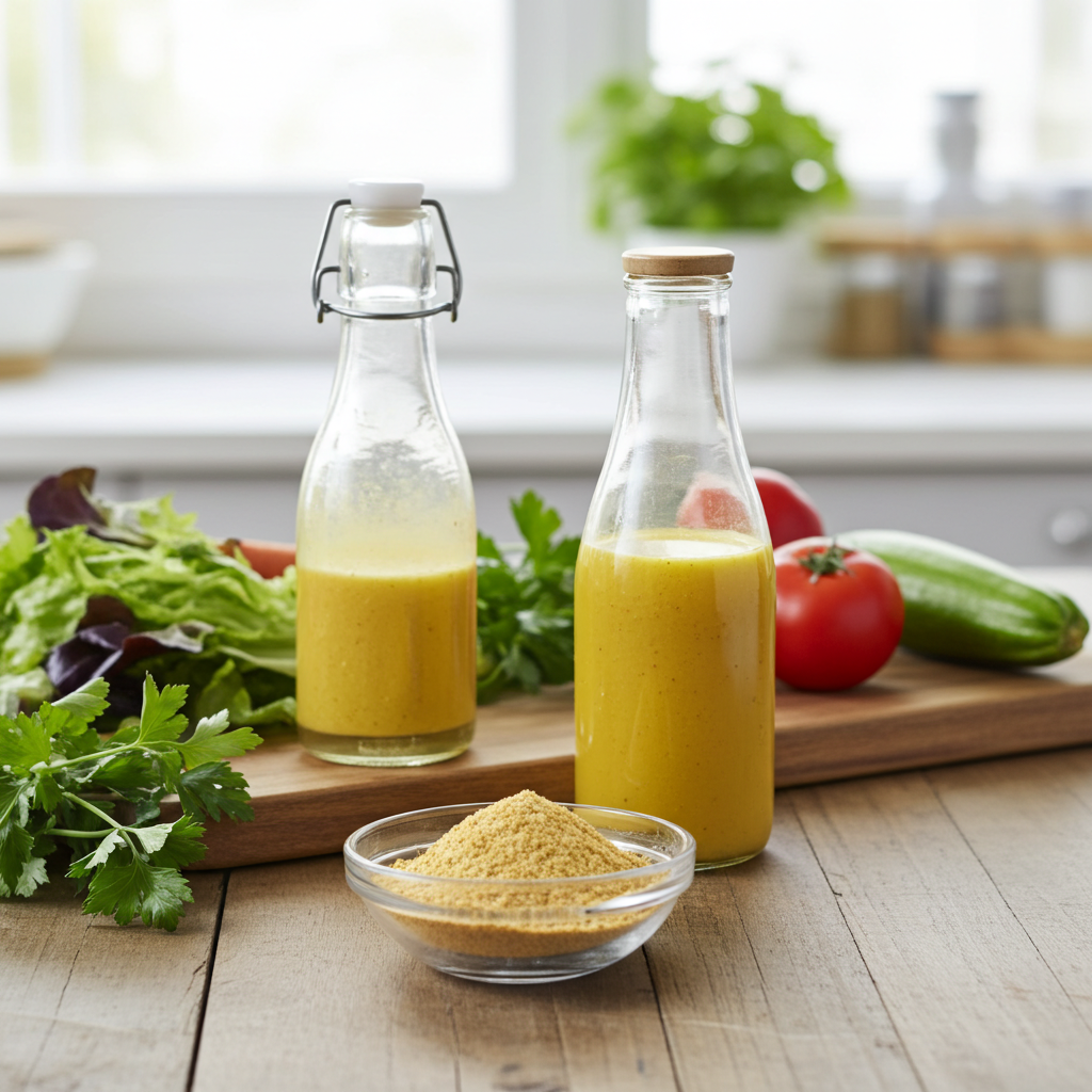 mustard flour (ground, black / brown)