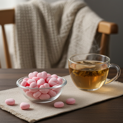 Glühweinherzen Kräuterbonbons weitere Ansicht