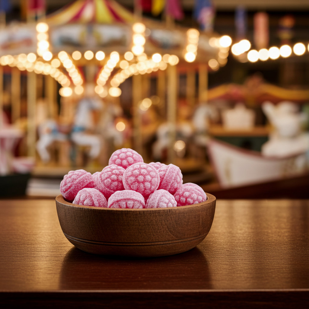 Himbeer-Bonbons Fruchtbonbons Produktansicht