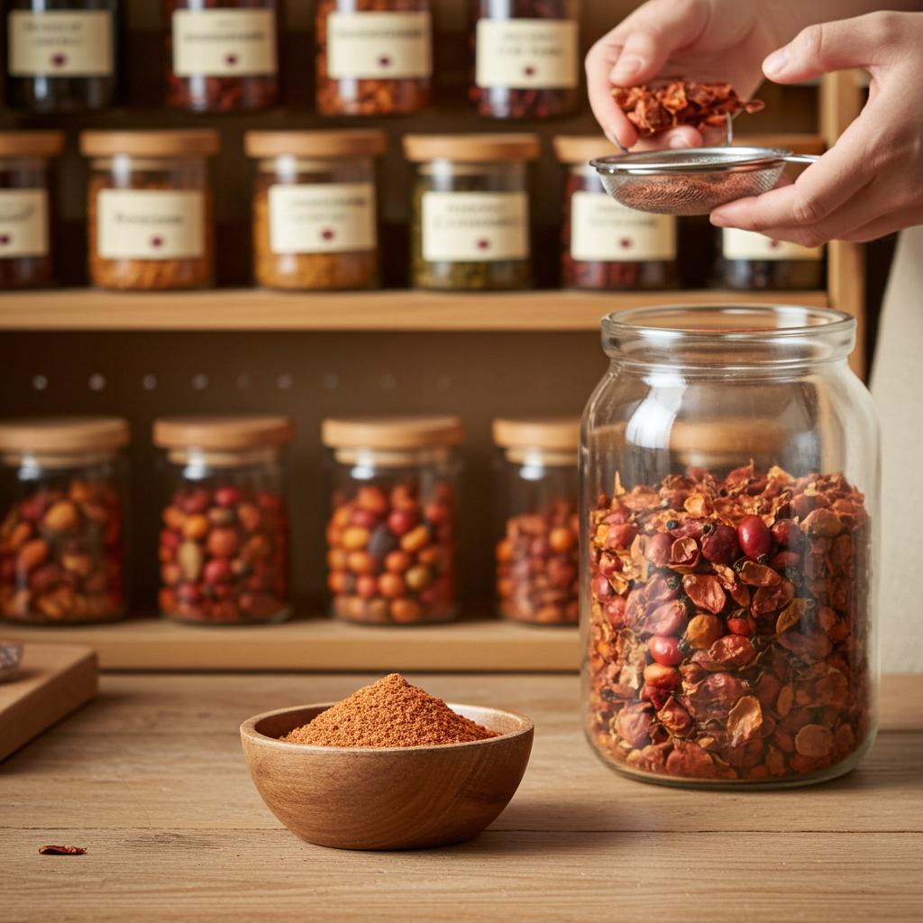 Hagebuttenschalen gemahlen | Fruchtprodukt 100g