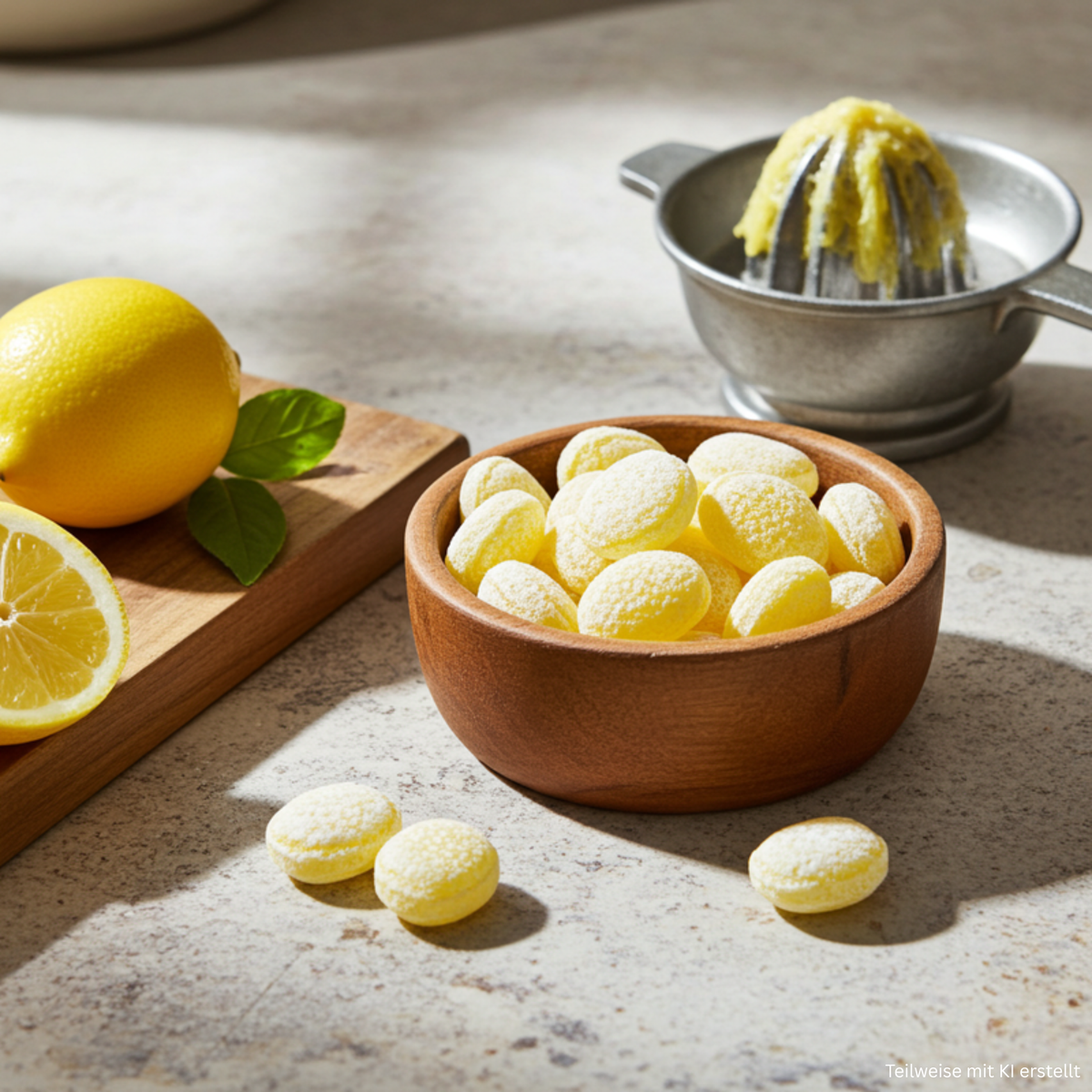 Zitrönchen-Bonbons Fruchtbonbons Produktansicht